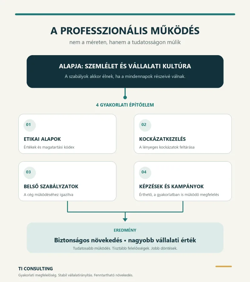 tudatos vállalati működés